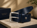 Vintage bluish-black Genuine Leather Belt